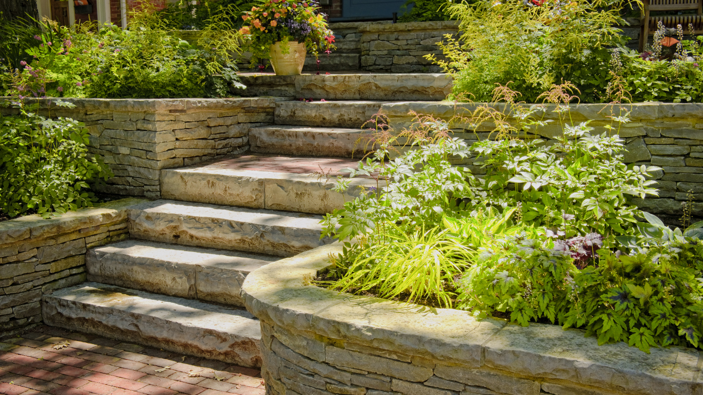 Custom hardscaping patio design